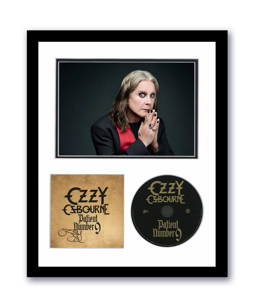 BODY20250209 特典CD　PLASTICZOOMS/Novembers Ozzy Osbourne Autographed 11x14 Framed CD Photo Patient