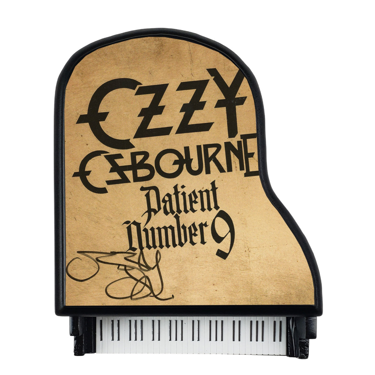 Ozzy Osbourne Autographed Signed Custom Toy Mini Piano Black Sabbath ACOA