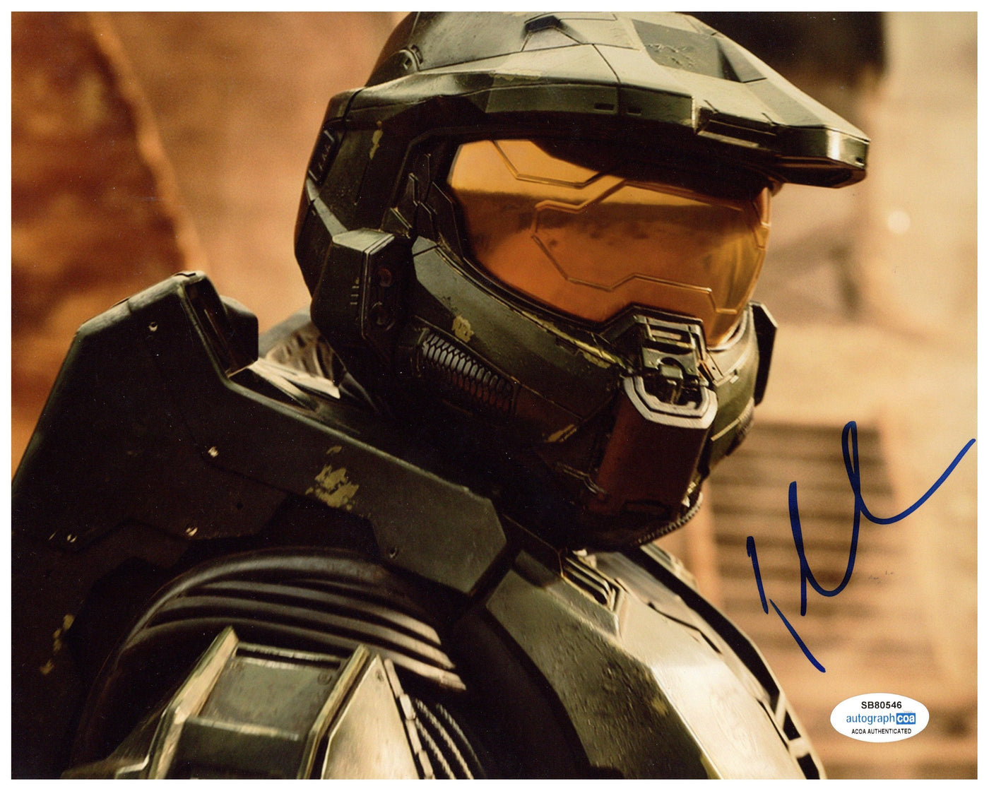 Pablo Schreiber Signed 8x10 Photo Halo Master Chief Autographed ACOA
