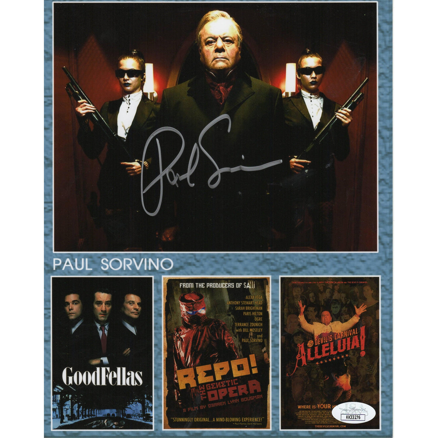 Paul Sorvino Autograph 8x10 Photo Goodfellas Repo! Alleluia Signed JSA COA