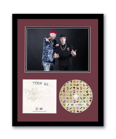 Paul Wall & Termanology Autograph Signed 11x14 Framed CD Photo Rap Hip-Hop ACOA 5