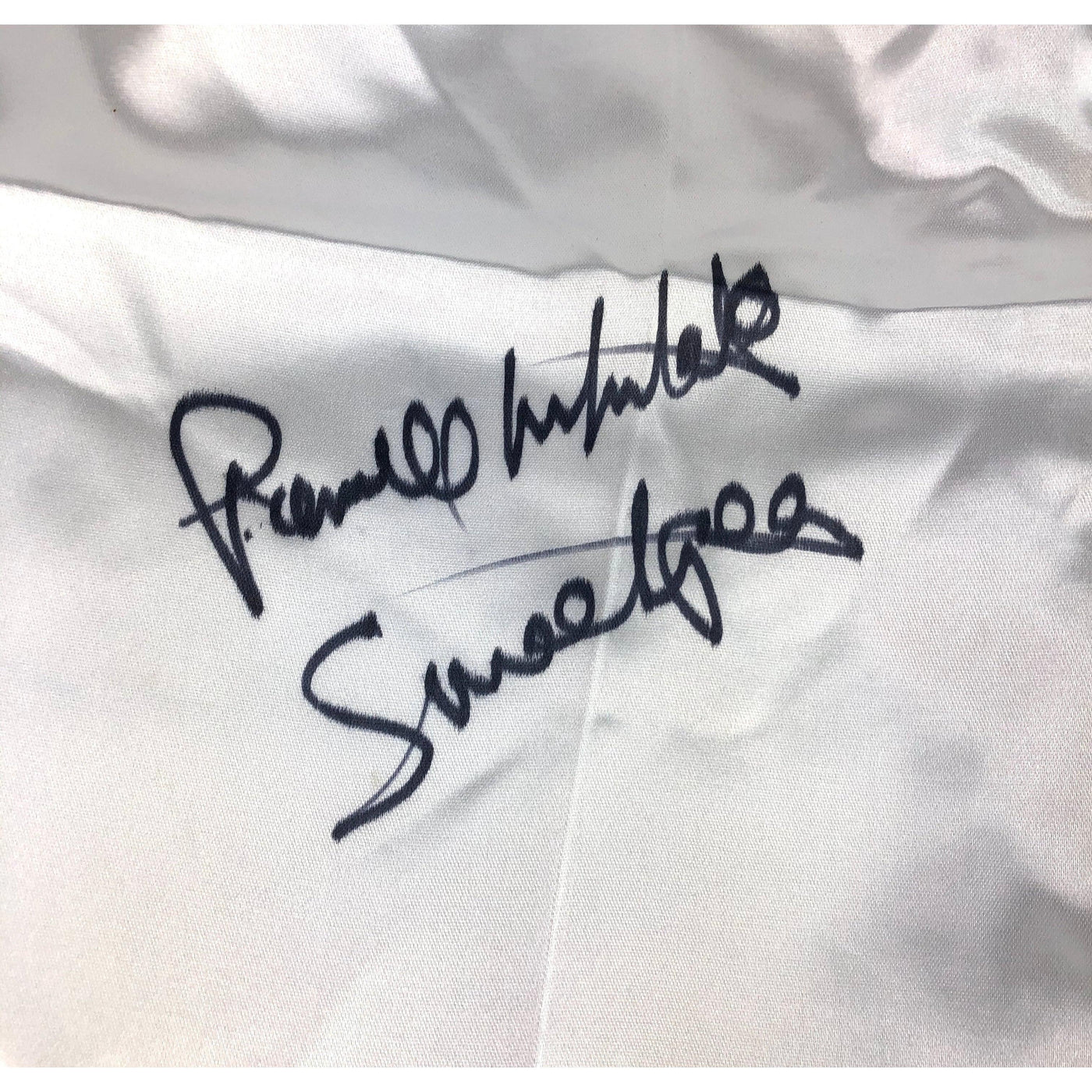 Pernell Whitaker Autograph Boxing Trunks Sweet Pea Signed JSA COA 3