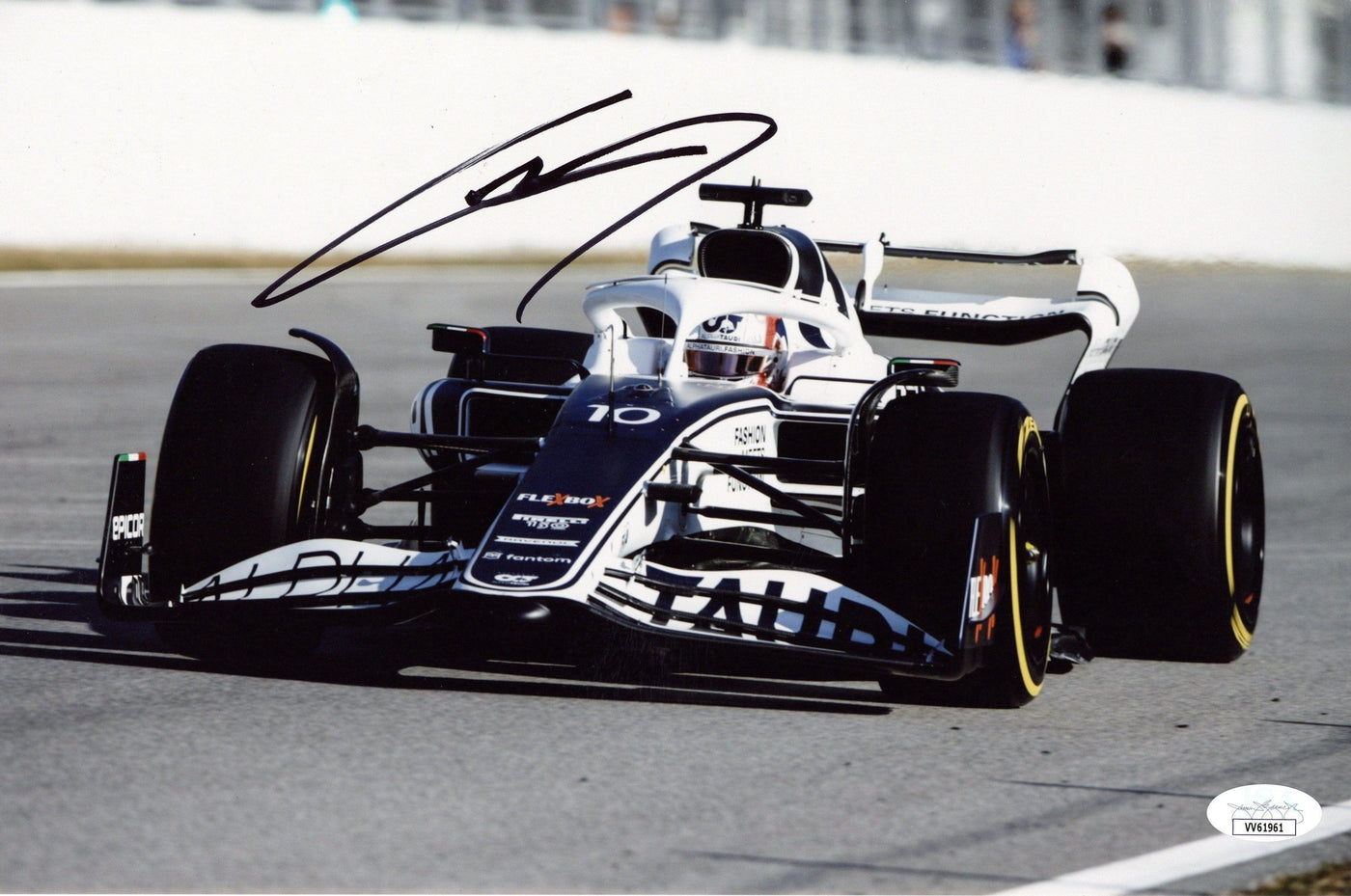 Pierre Gasly Signed 8x12 Photo Alpha Tauri F1 Formula 1 Autographed JSA COA 3