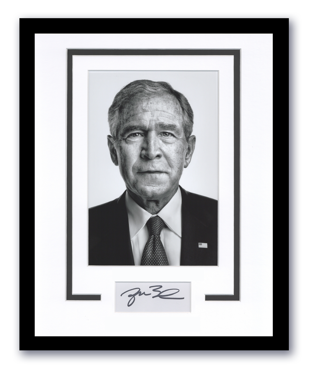 President George W. Bush Autographed Signed 11x14 Framed Photo