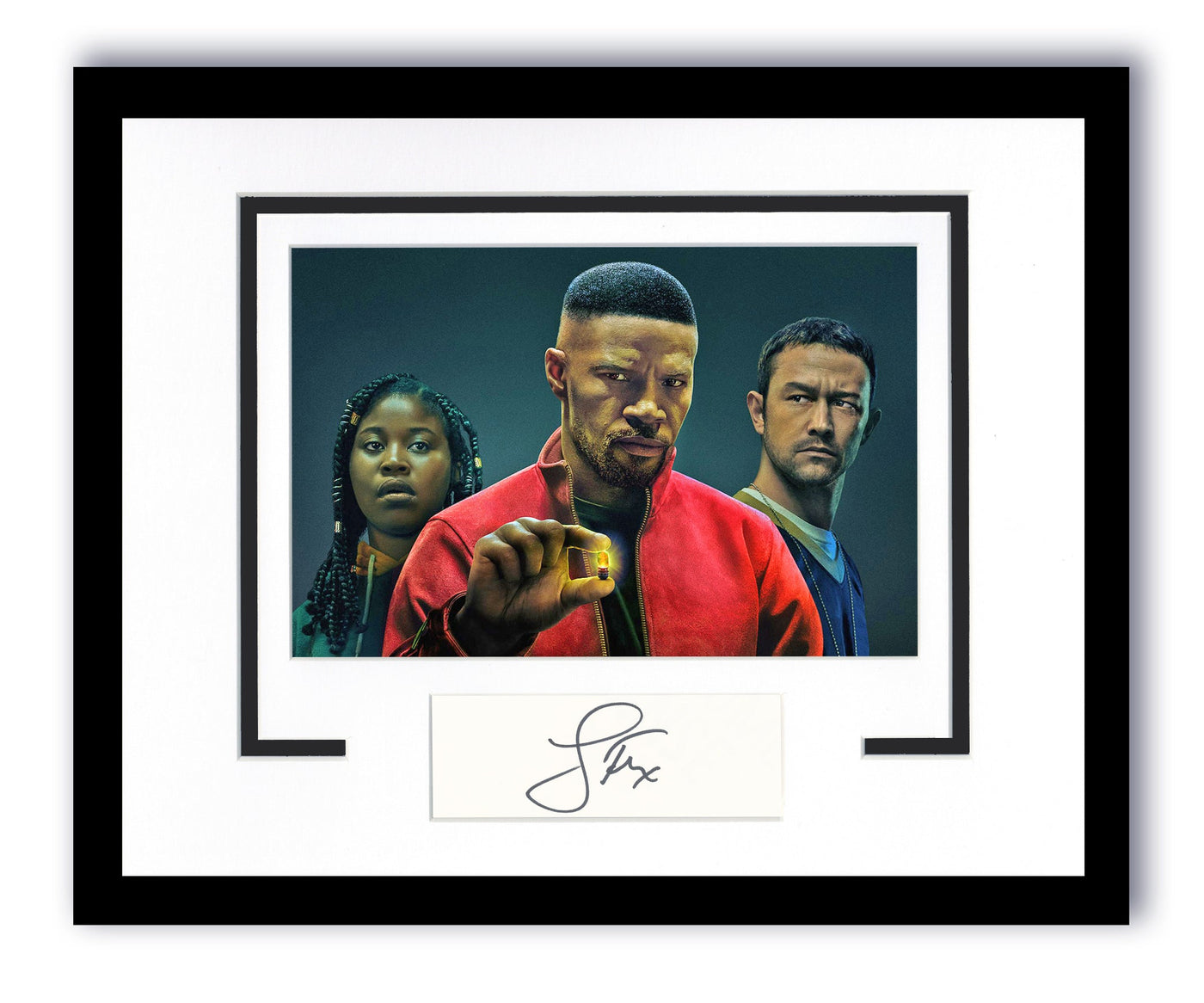 Project Power Jamie Foxx Autographed Signed 11x14 Framed Photo ACOA