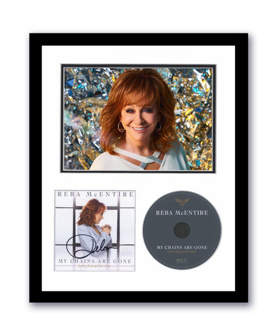 Reba McEntire Autographed 11x14 Custom Framed CD My Chains Are Gone Country ACOA 4