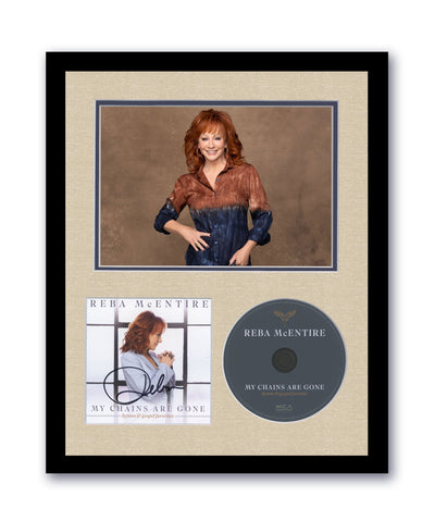Reba McEntire Autographed 11x14 Custom Framed CD My Chains Are Gone Country ACOA
