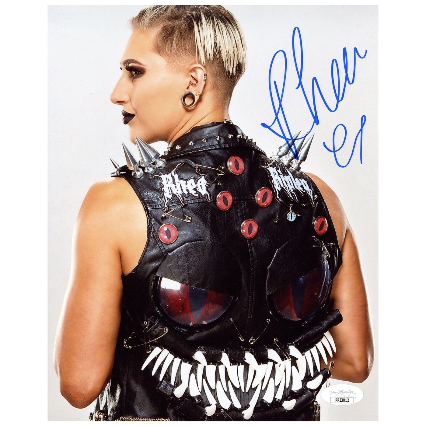 Rhea Ripley Autographed 8x10 Photo WWE Champion Signed JSA COA 4