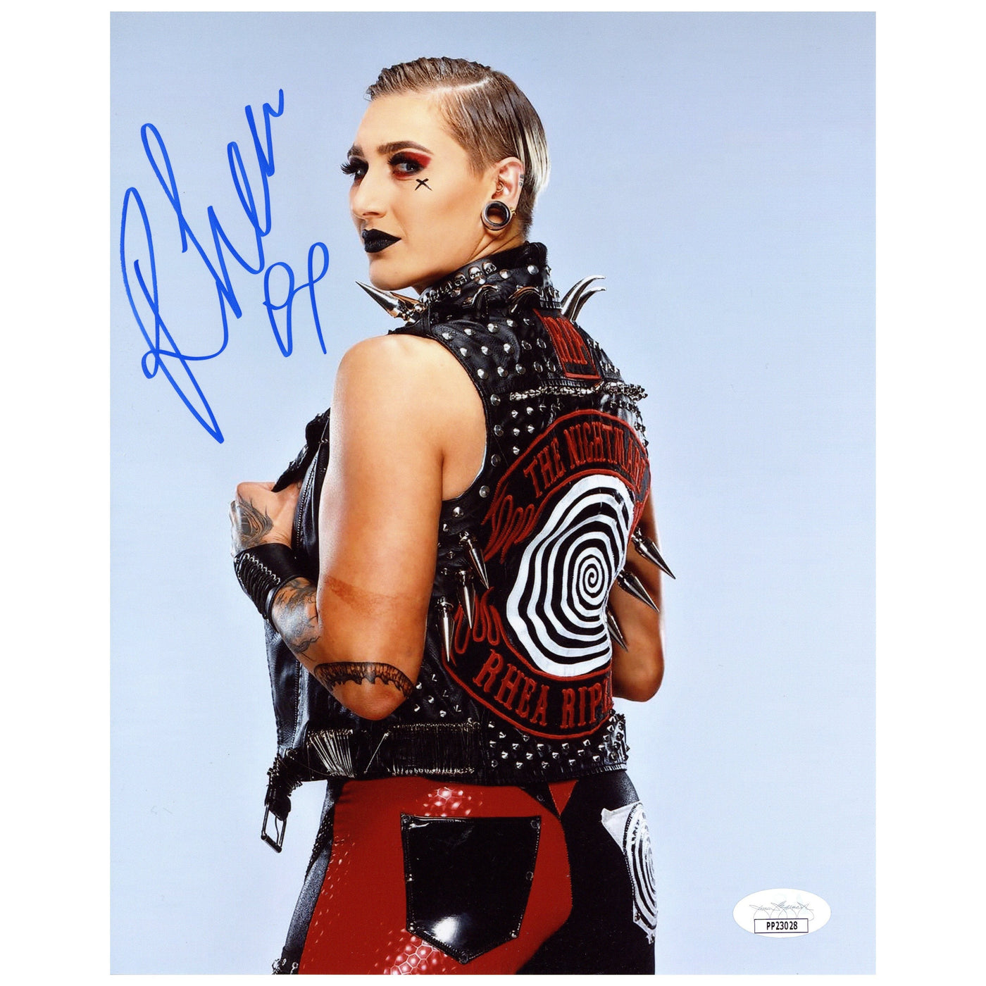 Rhea Ripley Autographed 8x10 Photo WWE Champion Signed JSA COA 7
