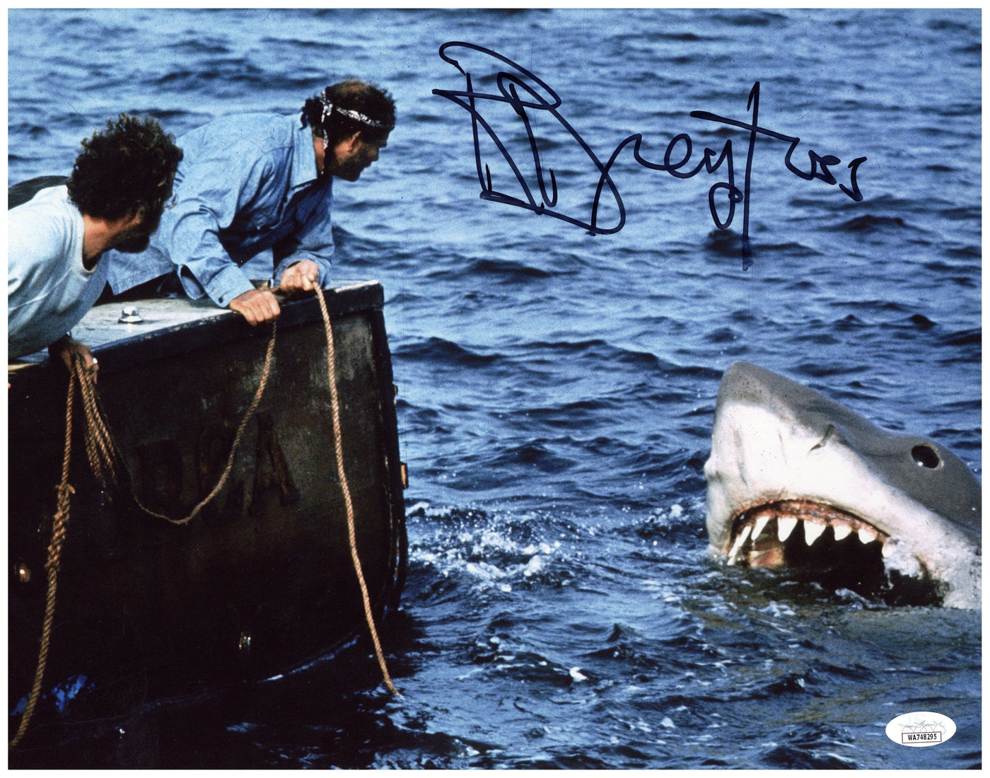 Richard Dreyfuss Autograph Signed 11x14 Photo Jaws JSA COA