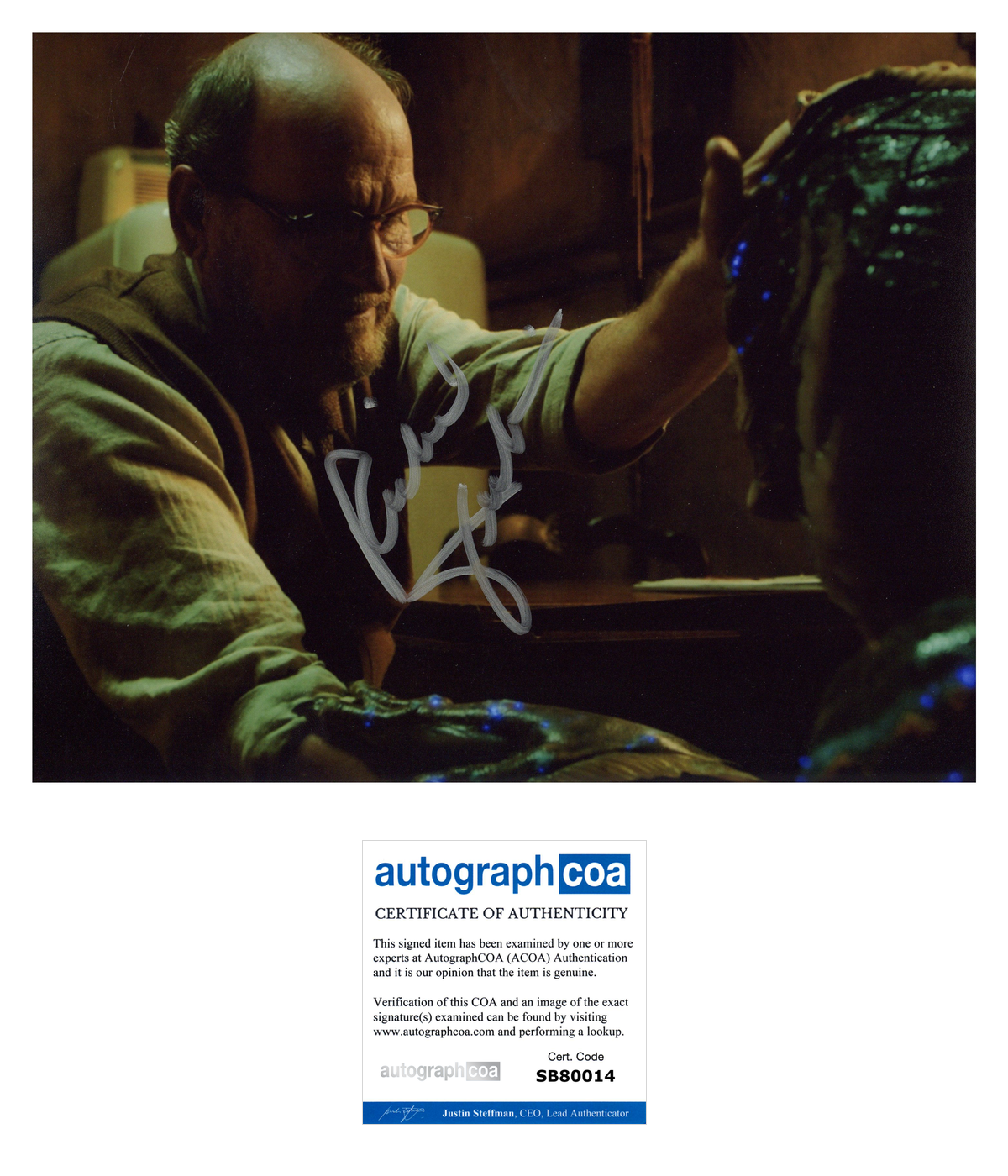 Richard Jenkins Signed 8x10 Photo The Shape of Water Autographed ACOA