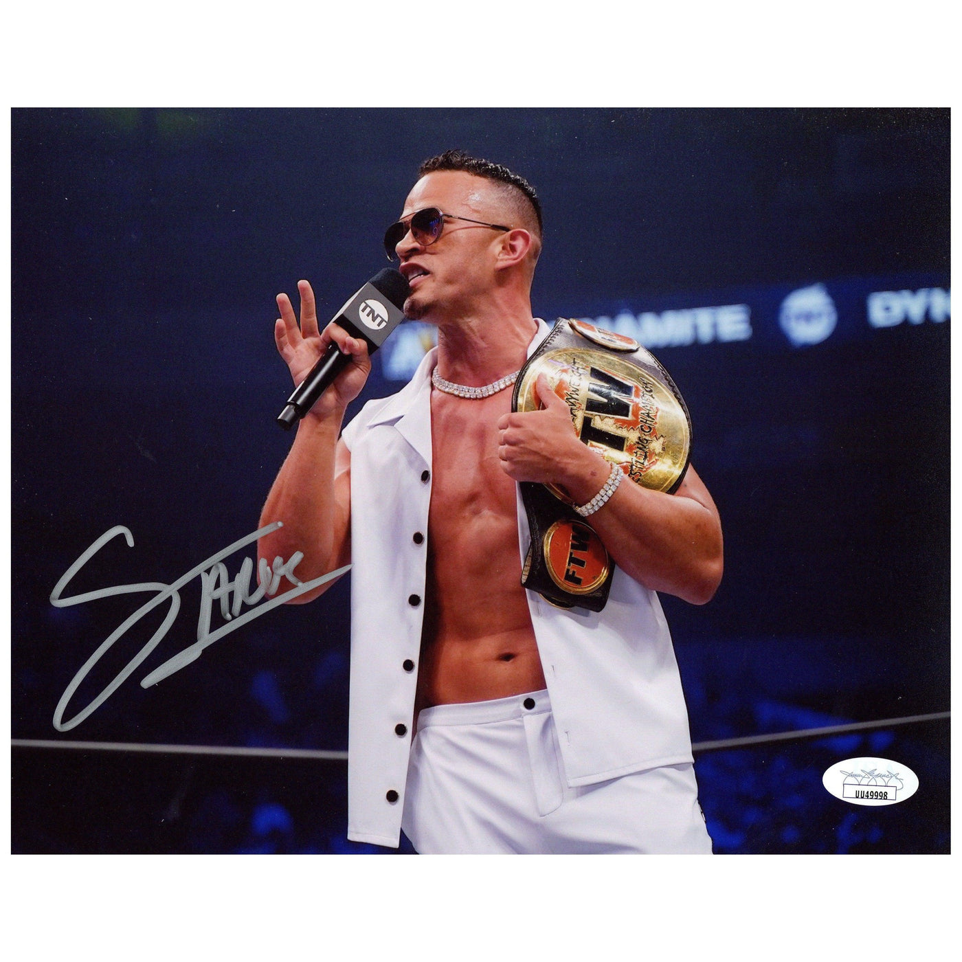 Ricky Starks Signed 8x10 Photo AEW Wrestling Autographed JSA COA 2