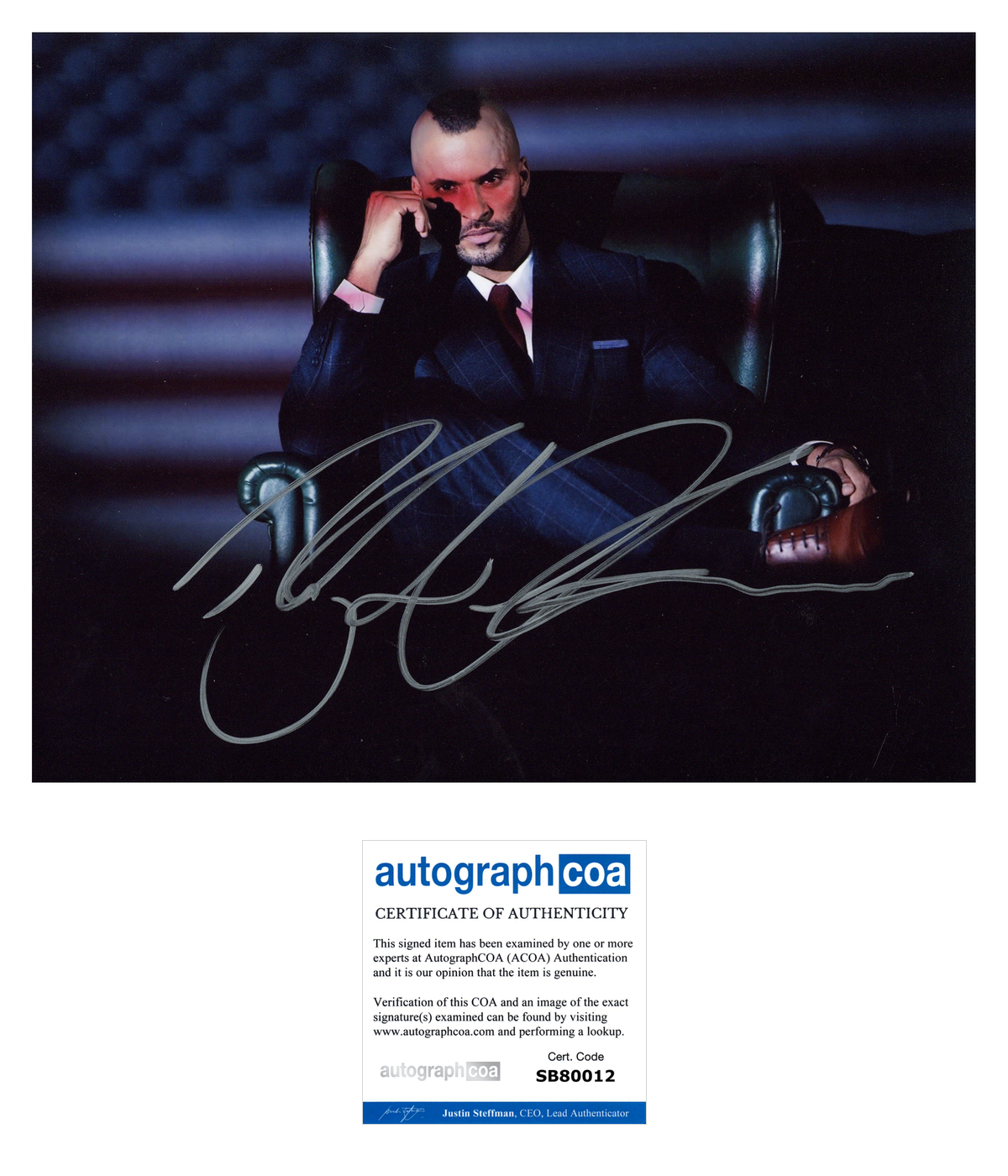 Ricky Whittle Signed 8x10 Photo American Gods The 100 Autographed ACOA