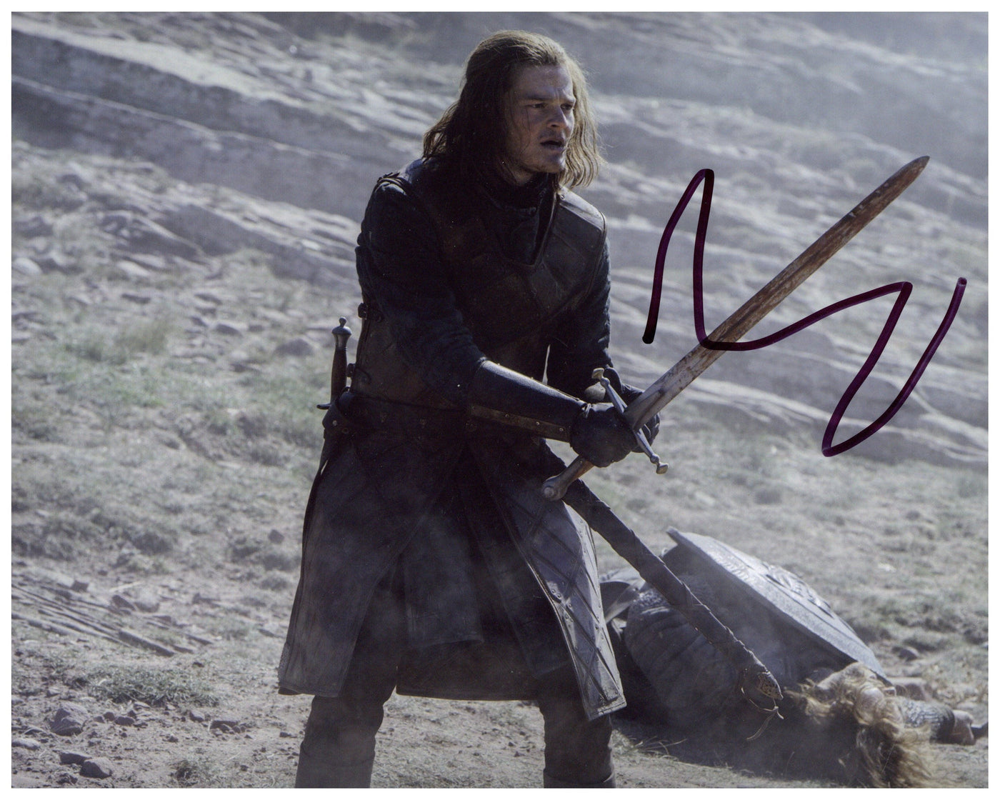 Robert Aramayo Signed 8x10 Photo Game of Thrones Eddard Stark Autographed ACOA 2