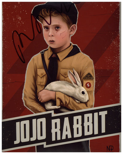 Roman Griffin-Davis Signed 8x10 Photo JoJo Rabbit Autographed ACOA