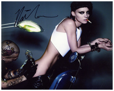 Rooney Mara Signed 8x10 Photo The Girl with the Dragon Tattoo Autographed ACOA 3