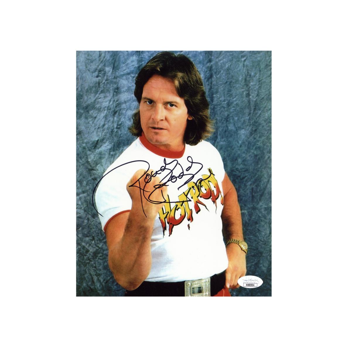 Rowdy Roddy Piper Signed 8x10 Photo WWE Wrestling Autographed JSA 3