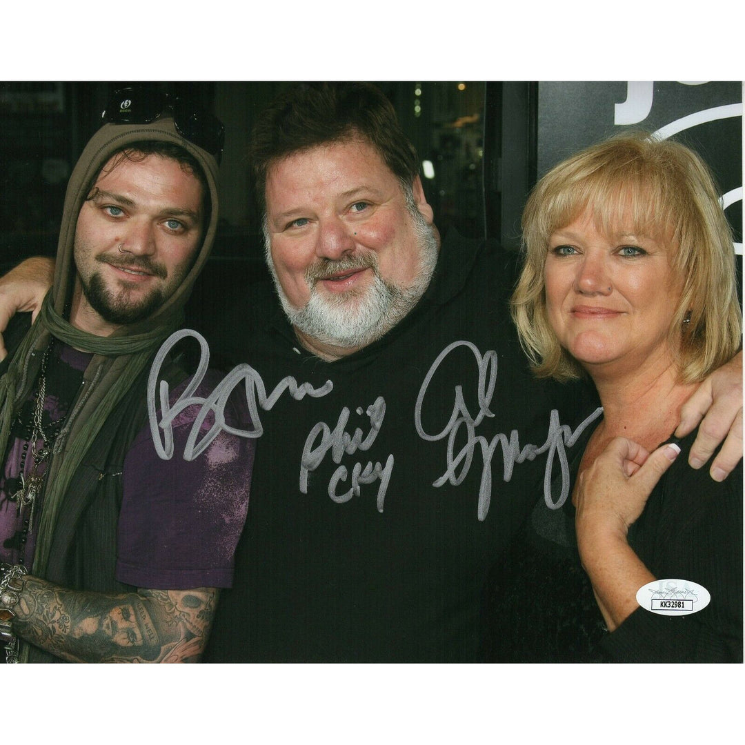 Bam Margera store Family signed 8x10