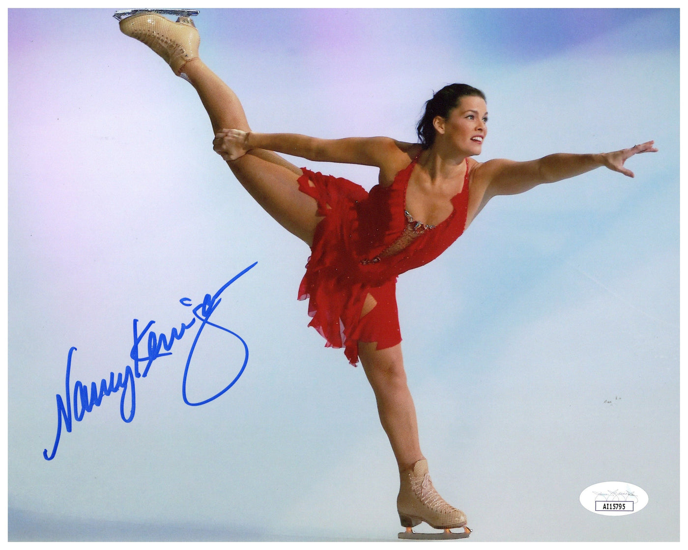 SPECIAL Nancy Kerrigan Signed 8x10 Photo American Figure Skater Autographed JSA COA