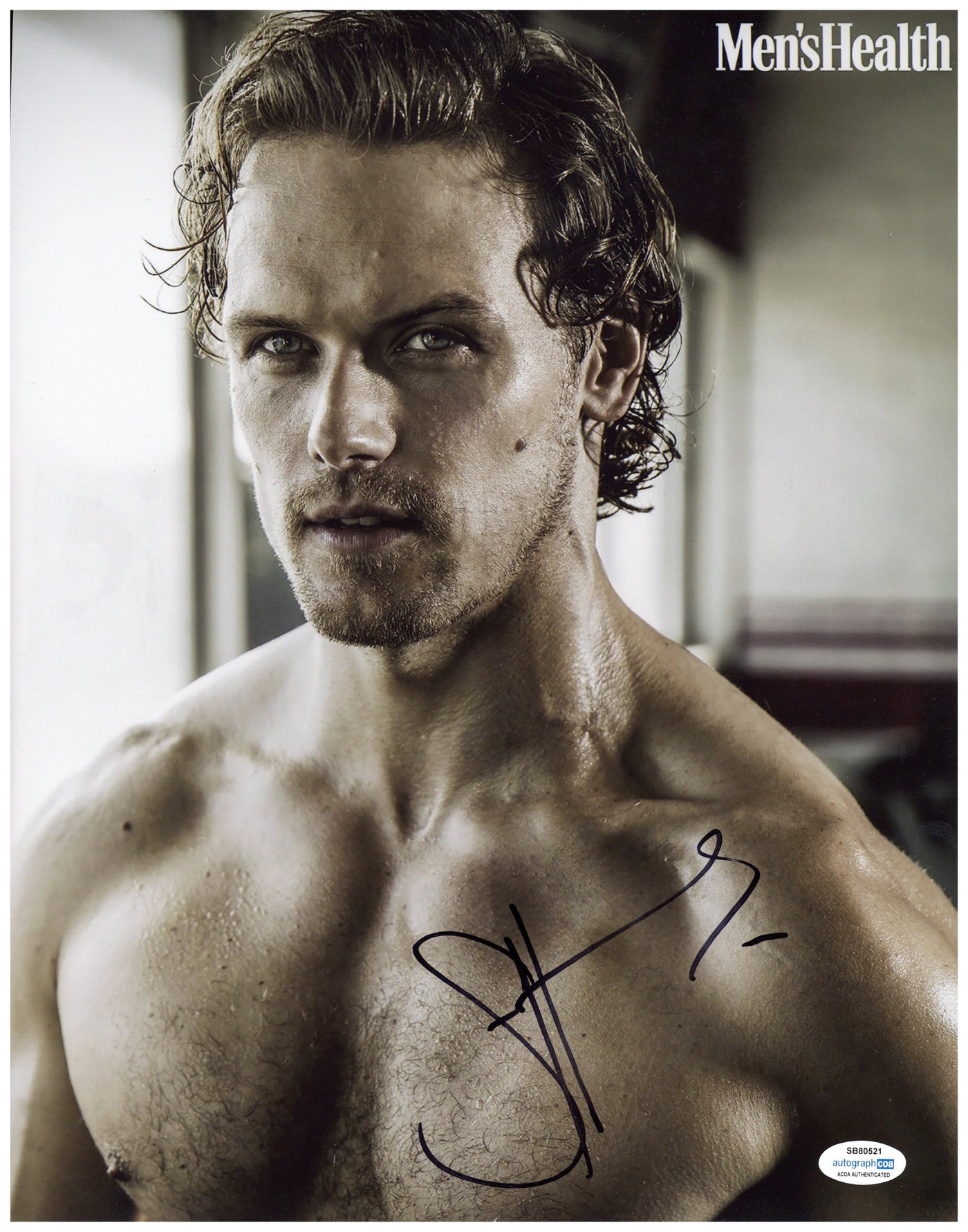 Sam Heughan Signed 11x14 Photo Outlander Autographed ACOA