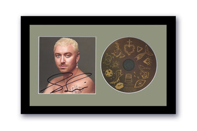 Sam Smith Autographed Signed 7x12 Framed CD Love Goes ACOA 2