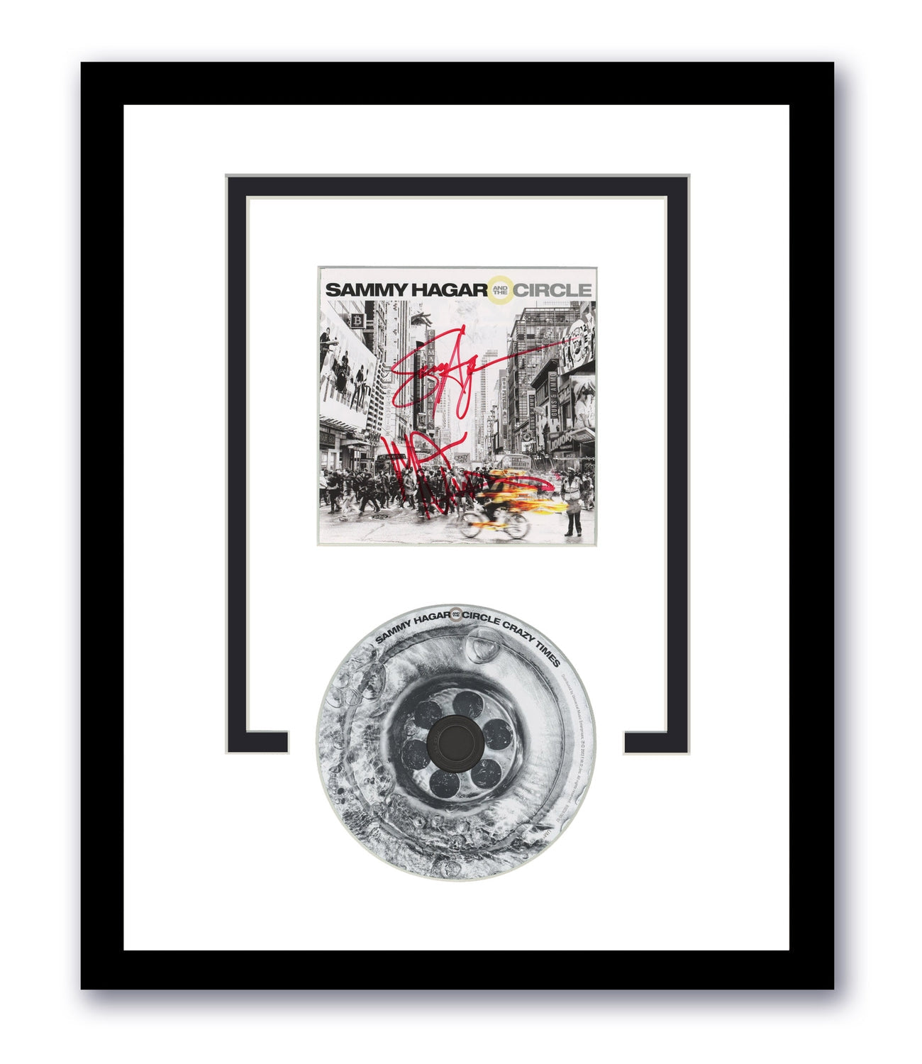 Sammy Hagar Autographed Signed 11x14 Framed CD Van Halen Crazy Times ACOA 3