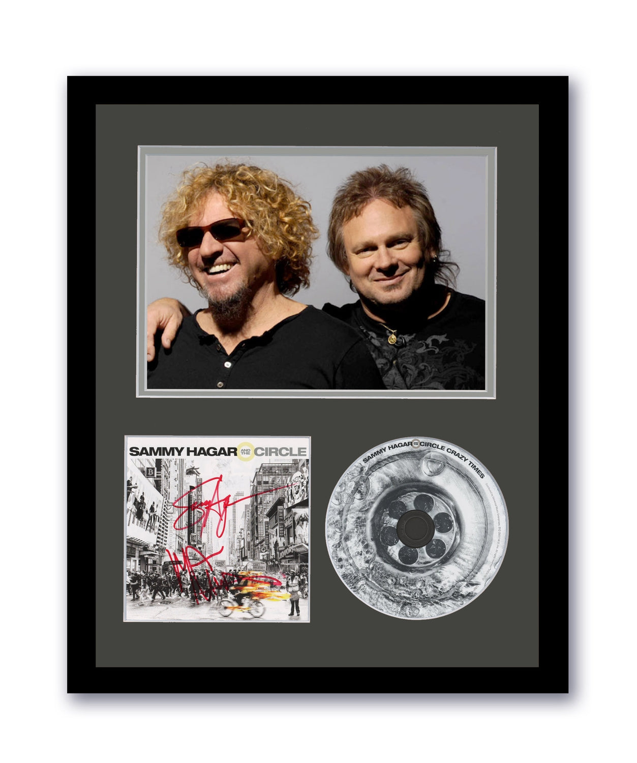 Sammy Hagar Autographed Signed 11x14 Framed CD Van Halen Crazy Times ACOA 4