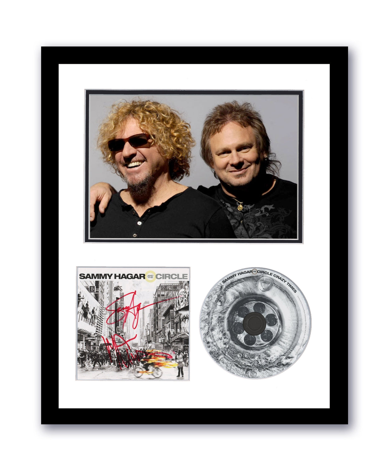 Sammy Hagar Autographed Signed 11x14 Framed CD Van Halen Crazy Times ACOA 5