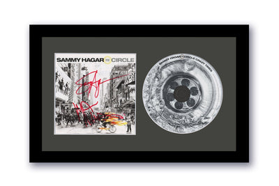 Sammy Hagar Autographed Signed 7x12 Framed CD Van Halen Crazy Times ACOA 2