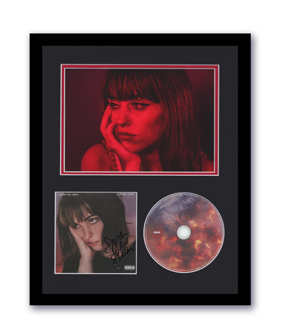 Sasha Alex Sloan Autographed 11x14 Custom Framed CD I Blame The World ACOA 3