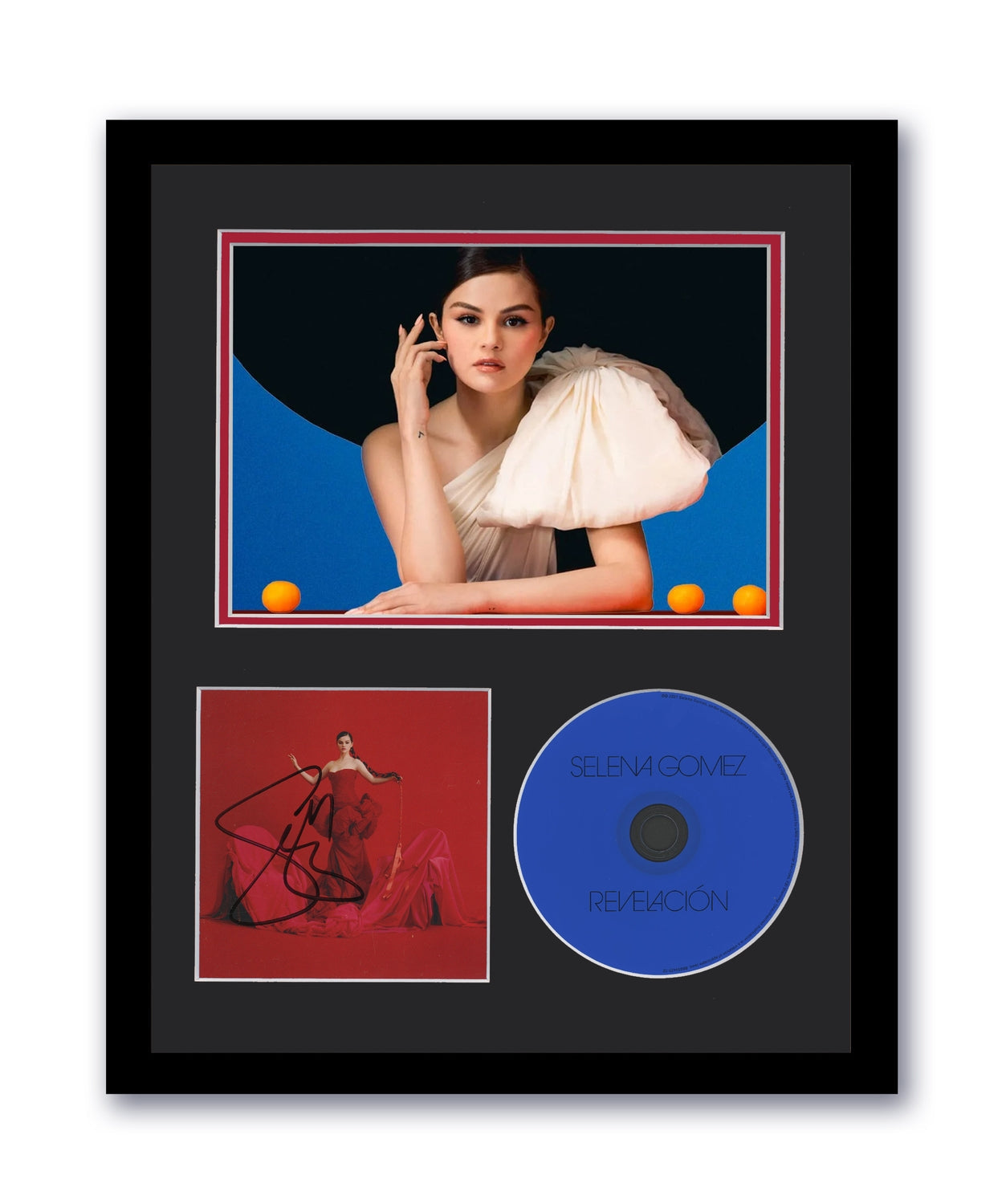 Selena Gomez Autographed Signed 11x14 Custom Framed CD Revelacion ACOA