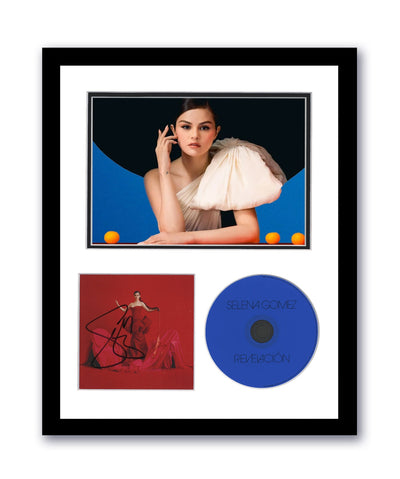Selena Gomez Autographed Signed 11x14 Custom Framed CD Revelacion ACOA