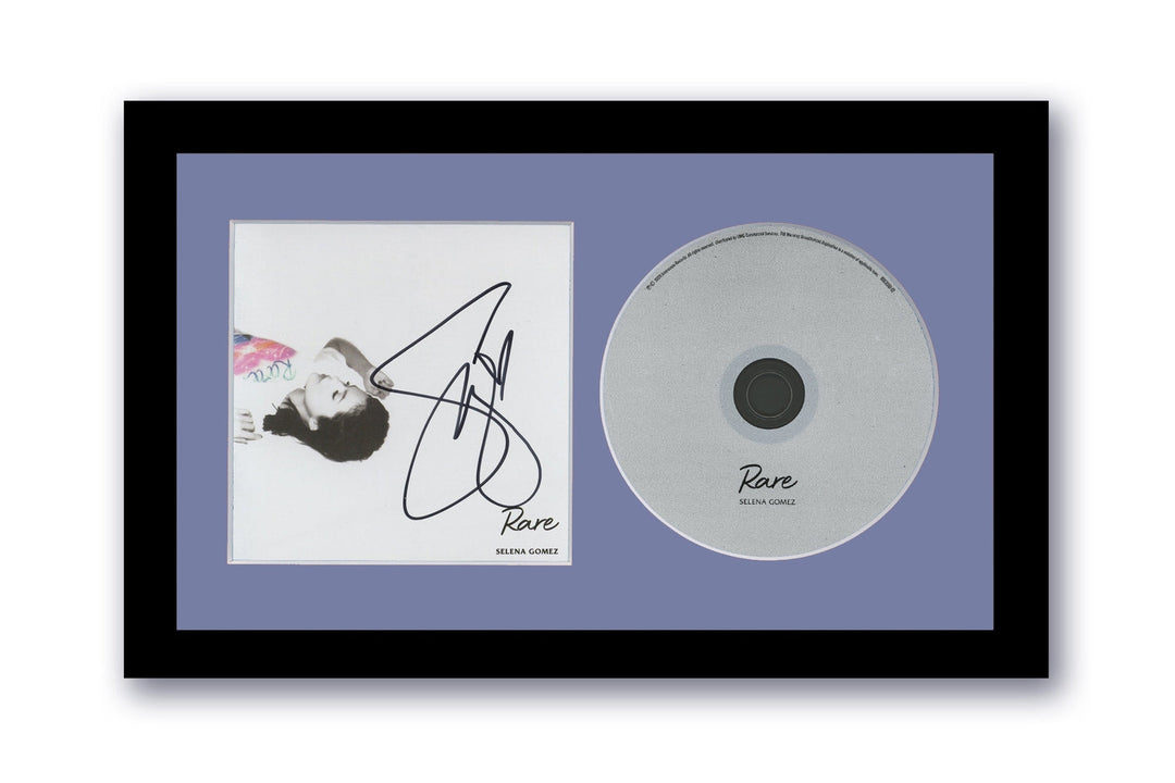 Selena Gomez Autographed Signed 7x12 Custom Framed CD Rare ACOA