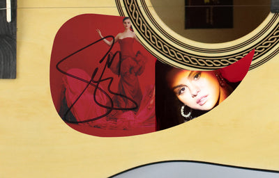 Selena Gomez Autographed Signed Acoustic Guitar ACOA