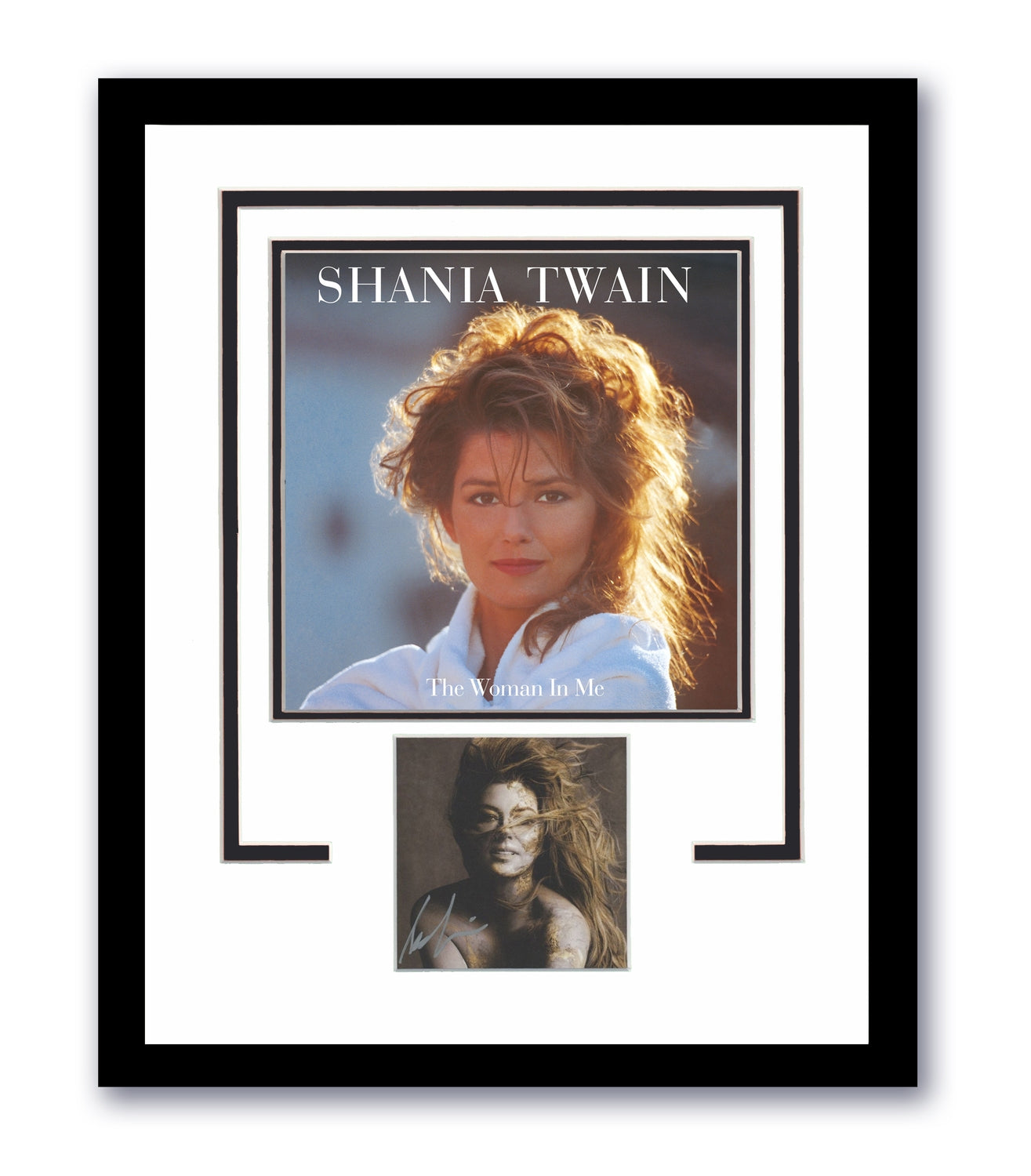Shania Twain Autographed Signed 11x14 Custom Framed CD Queen of Me Country ACOA