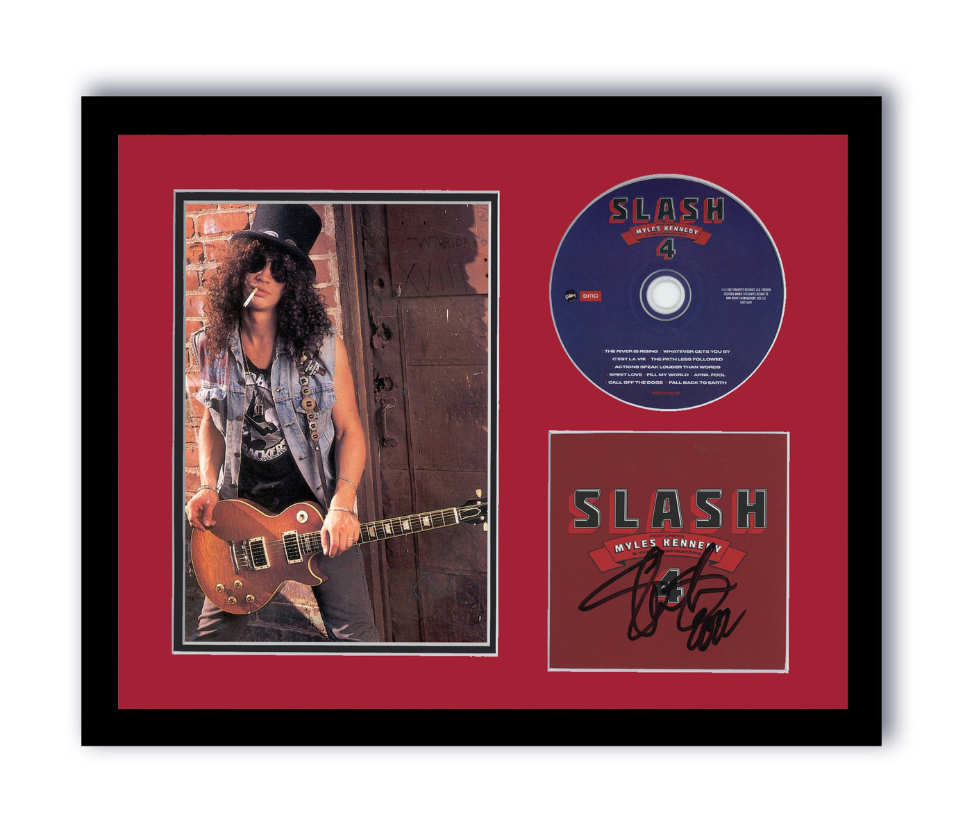 Slash Autographed Signed 11x14 Framed CD Photo Guns N' Roses Myles Kennedy ACOA 3