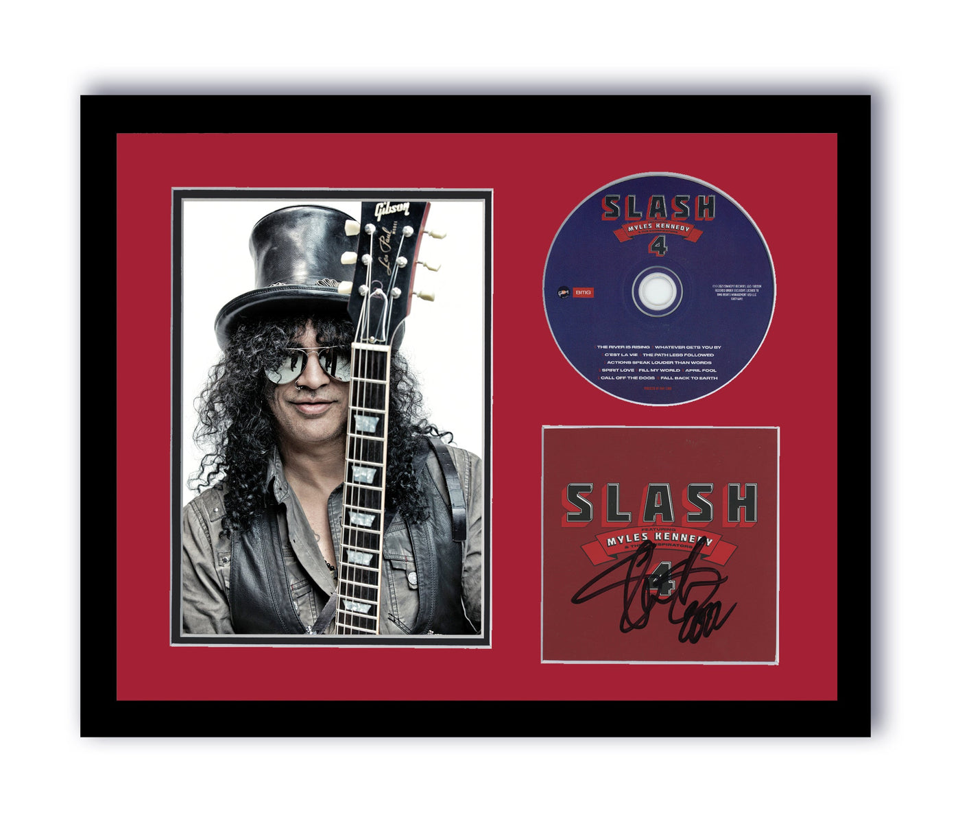 Slash Autographed Signed 11x14 Framed CD Photo Guns N' Roses Myles Kennedy ACOA 4