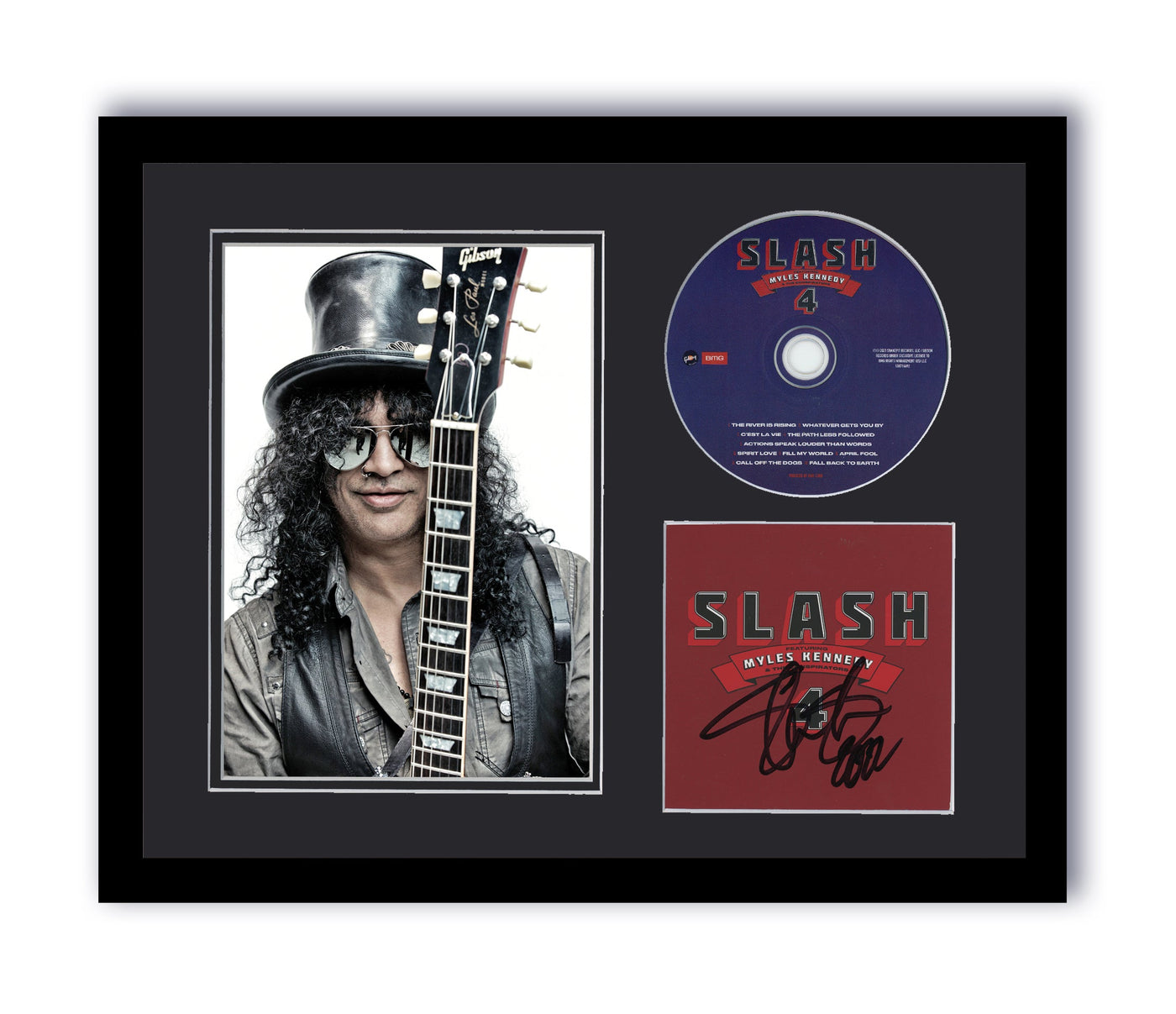 Slash Autographed Signed 11x14 Framed CD Photo Guns N' Roses Myles Kennedy ACOA 5