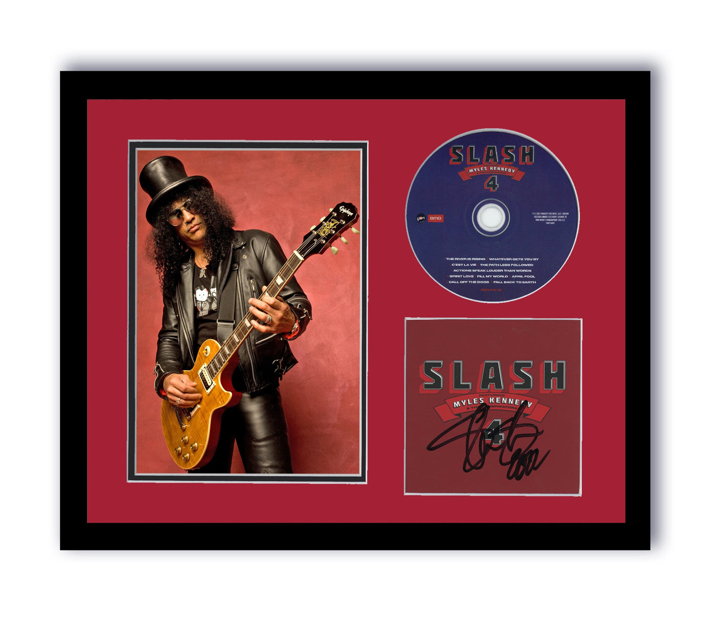 Slash Autographed Signed 11x14 Framed CD Photo Guns N' Roses Myles Kennedy ACOA 7