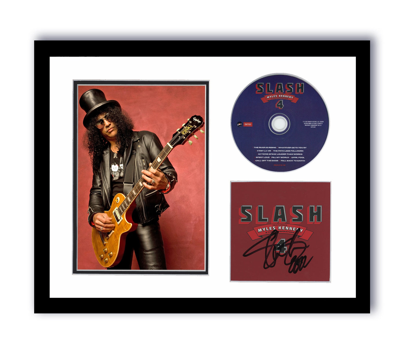 Slash Autographed Signed 11x14 Framed CD Photo Guns N' Roses Myles Kennedy ACOA