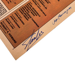 Image of Stan Lee & John Romita Jr Signed Conan Comic Book Autographed BAS COA Letter