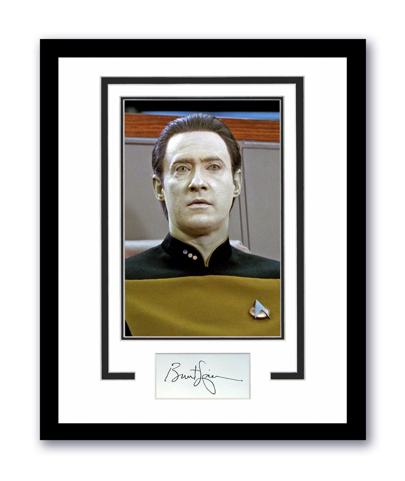 Star Trek Data Brent Spiner Autographed Signed 11x14 Framed Photo ACOA