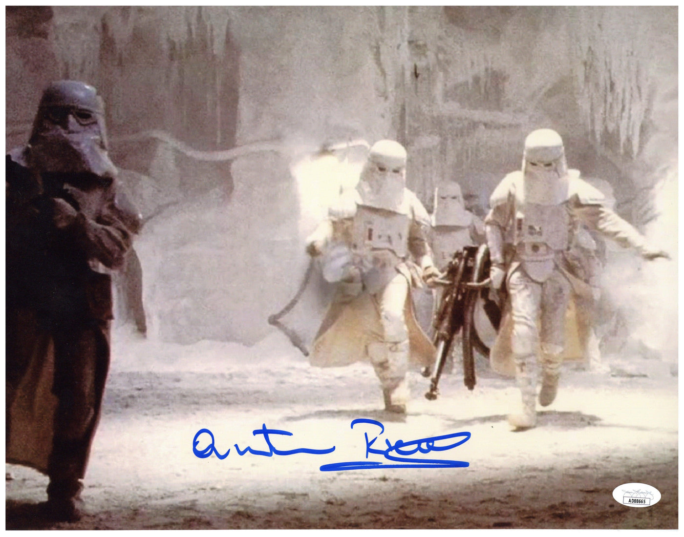 Star Wars Stormtrooper Quentin Pierre Autographed 11x14 Photo Beckett COA 2