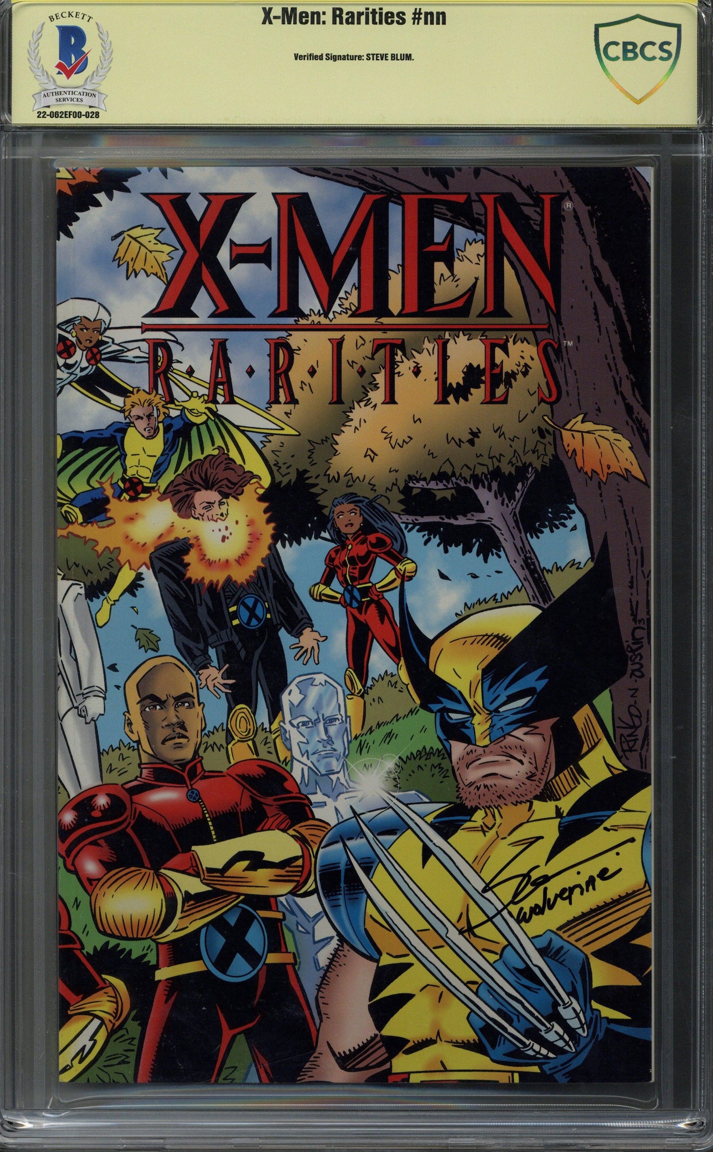 Steve Blum Signed X-Men: Rarities #NNComic Book CBCS - Wolverine Voice Actor