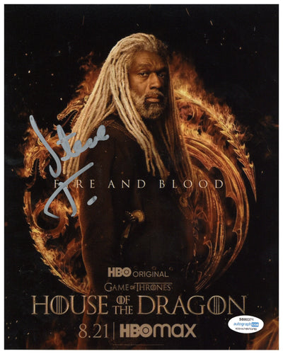 Steve Toussaint SIGNED HOUSE OF THE DRAGON Corlys Autographed ACOA