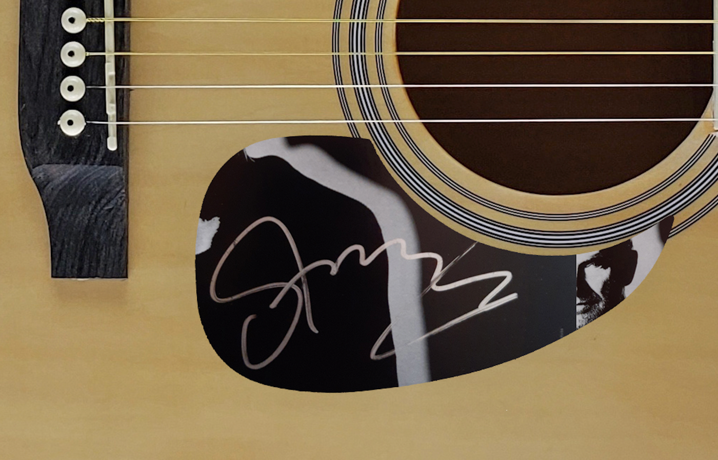 Sting Autographed Signed Acoustic Guitar The Police ACOA