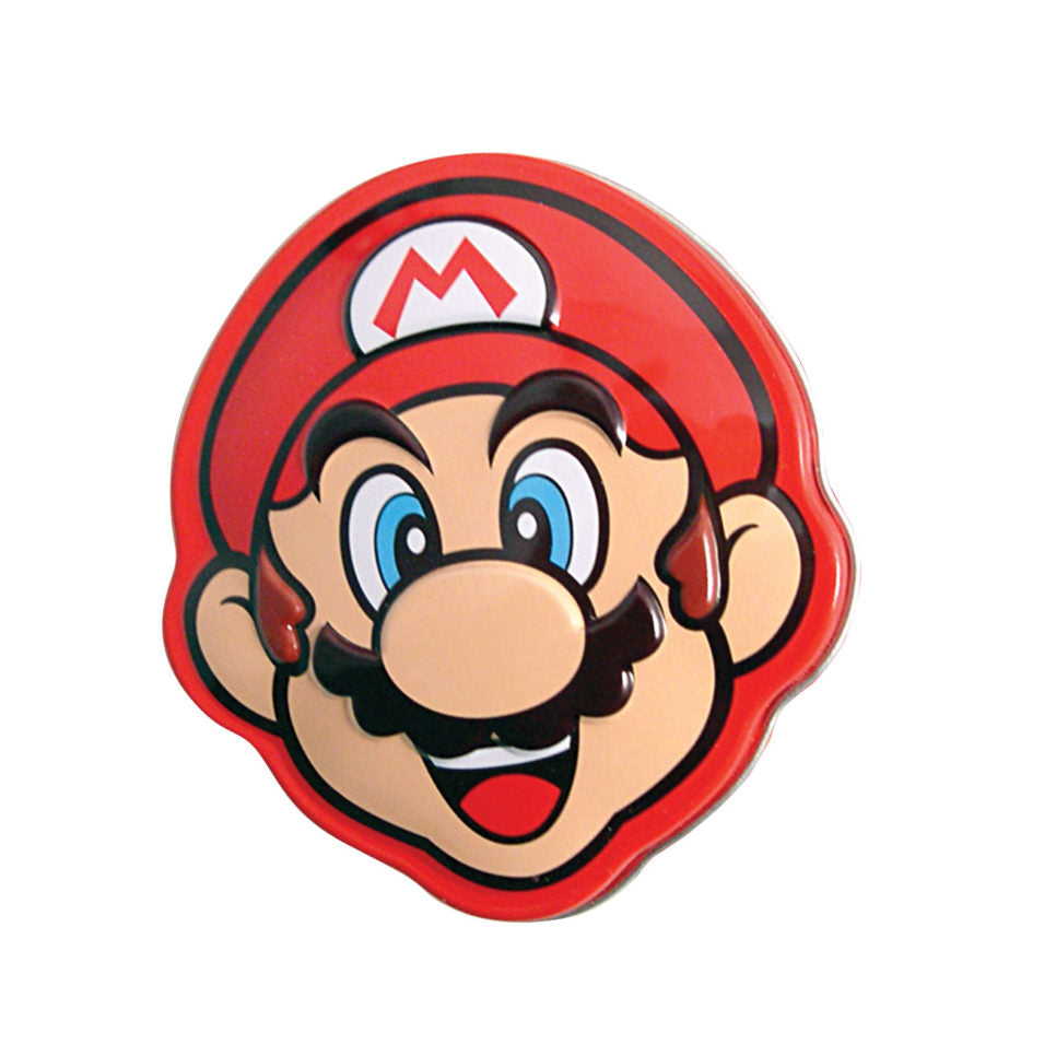 Super Mario Brick Breakin’ Cherry Mario Caps Candy Tin, 1 Count