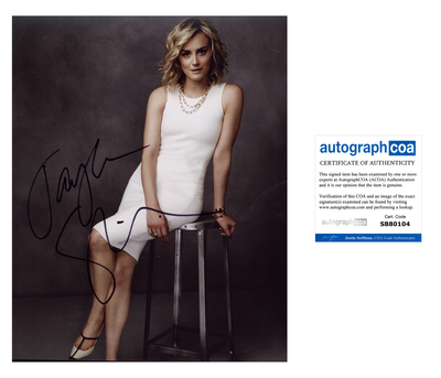 TAYLOR SCHILLING SIGNED 8X10 ORANGE IS THE NEW BLACK PHOTO AUTOGRAPHED ACOA 2