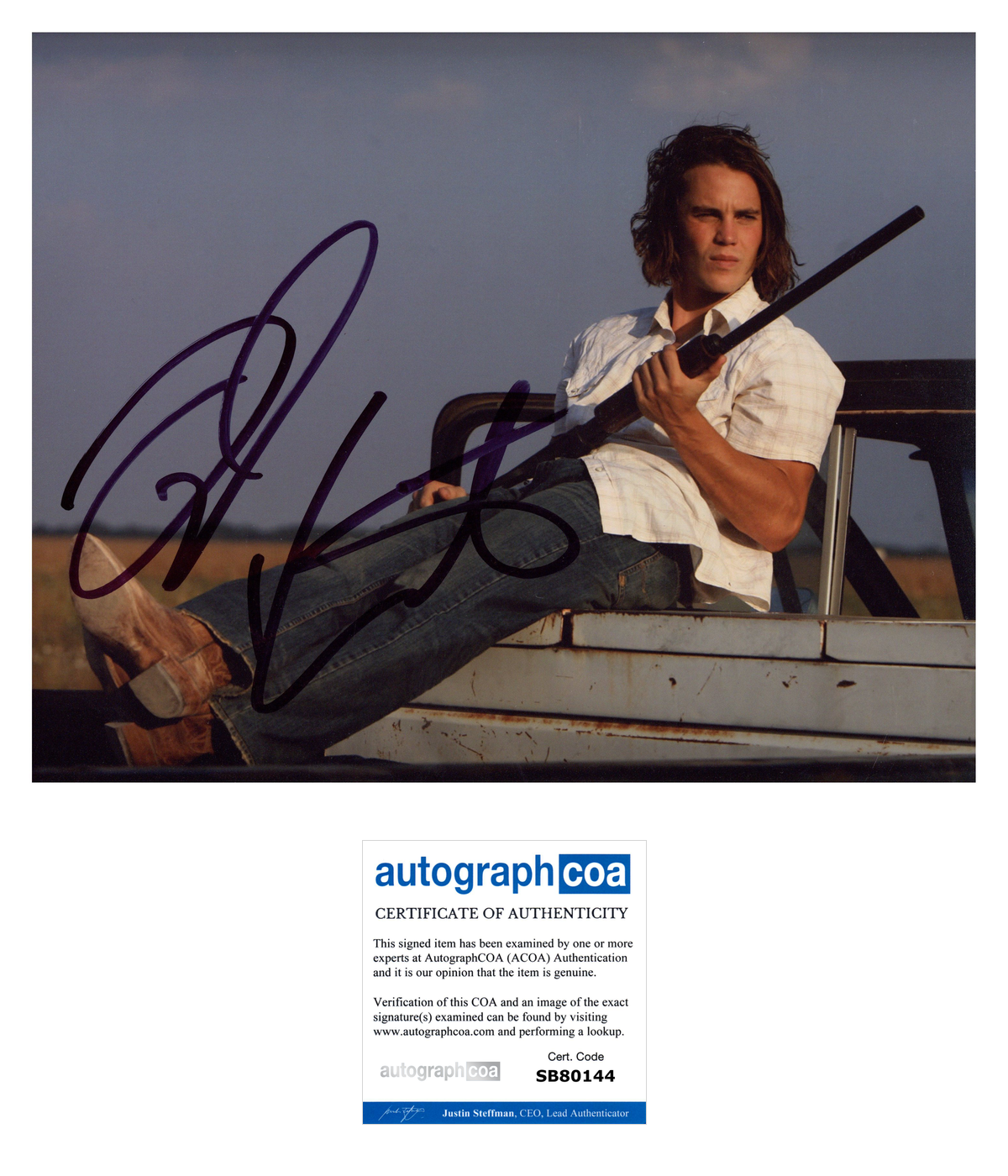 Taylor Kitsch Signed 8x10 Photo Autographed ACOA #2