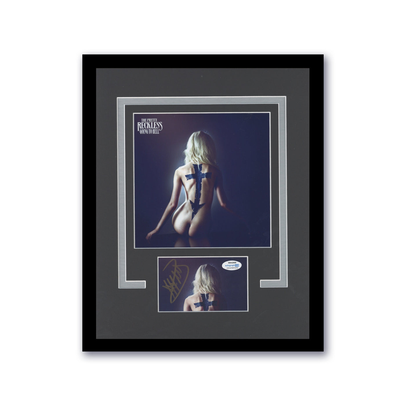 Taylor Momsen Autographed 11x14 Framed Photo Going To Hell Pretty Reckless ACOA